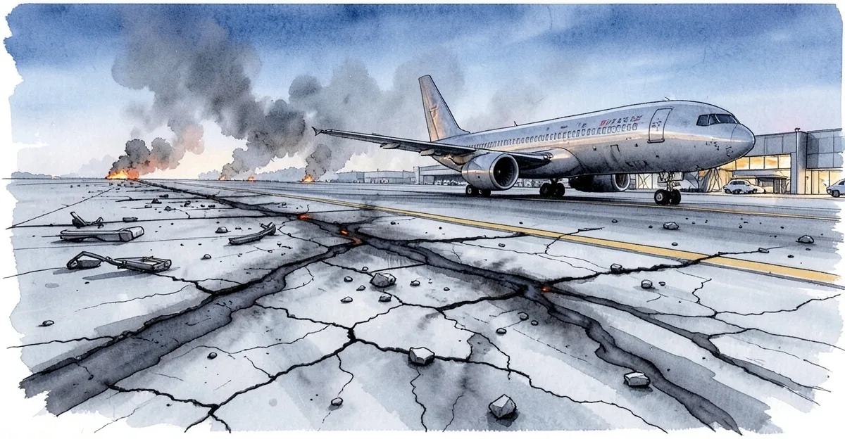 葉門軍方襲擊沙那機場跑道以阻止 伊朗飛機降落