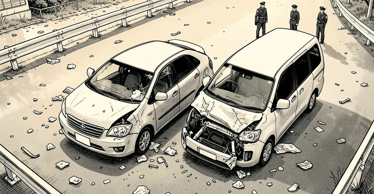 日本奈良兩車逆向相撞 釀成2死1重傷