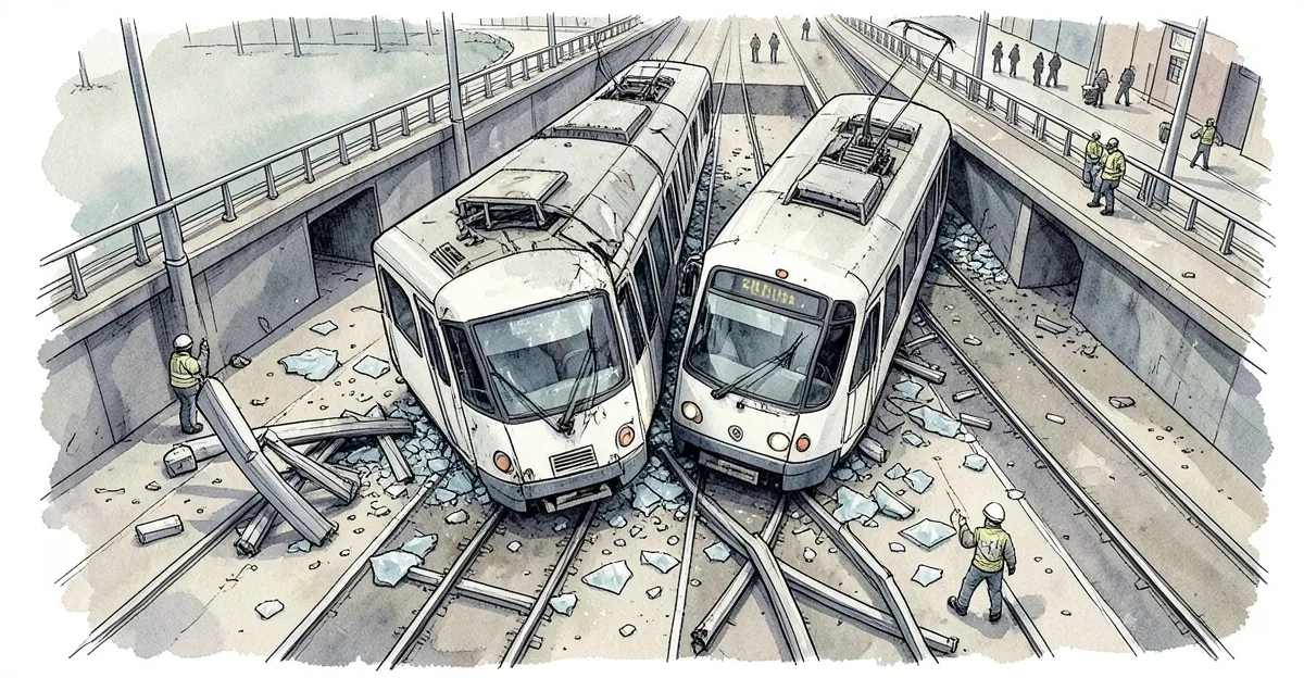 鹿特丹電車追撞15人傷 伊拉斯謨橋事故引關注