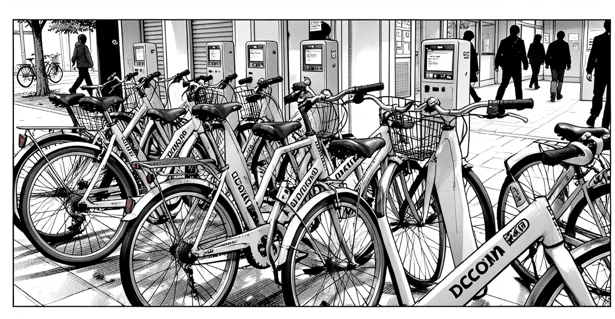 Docomo共享單車系統全國故障 修復時程尚未確定