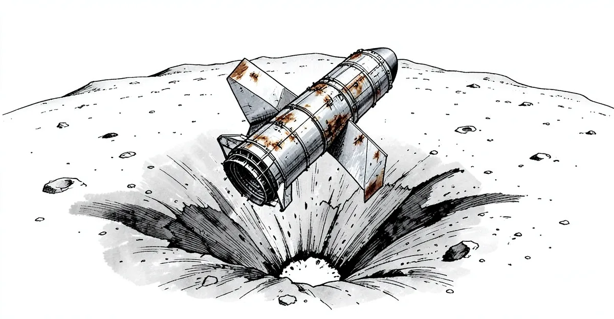 SpaceX火箭殘骸時速8700公里撞月 專家警告太空垃圾威脅登月任務