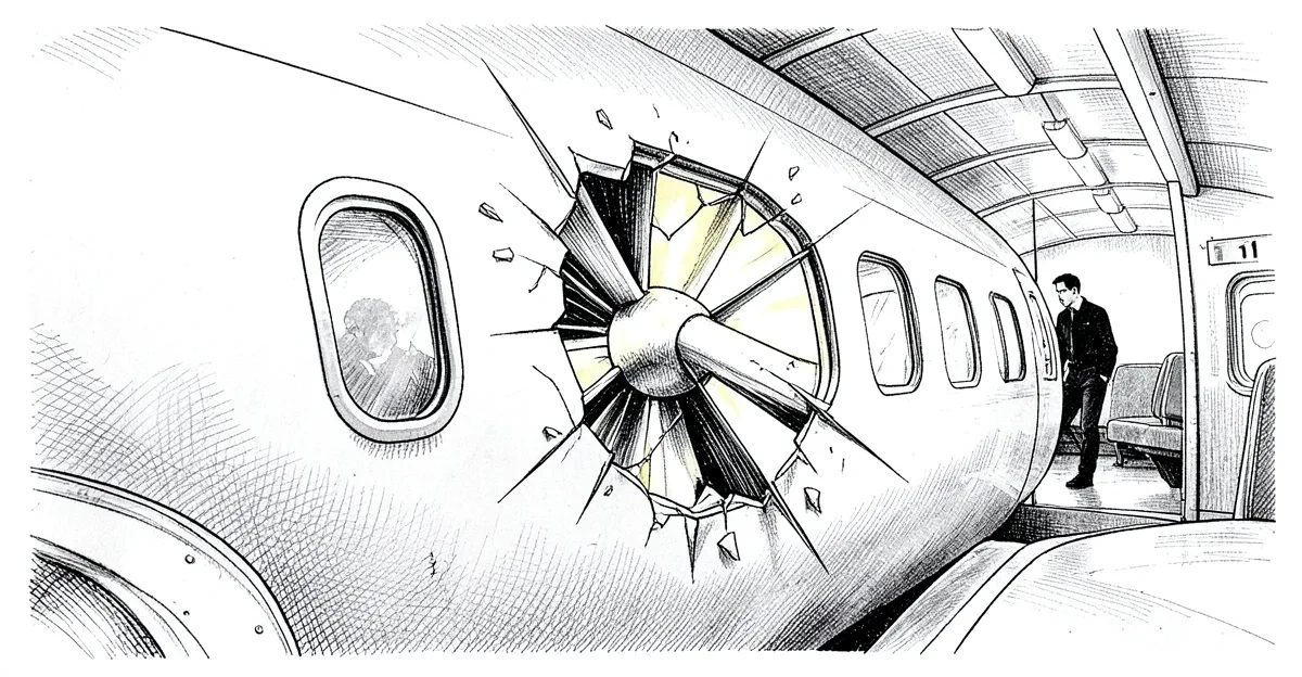 瑞安航空客機引擎故障 乘客上半身被吸出機外僅輕傷