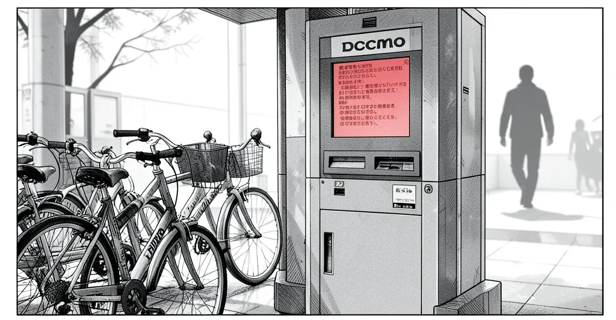 Docomo 單車共享系統故障源自新系統處理能力不足 8 月下旬起退還使用費