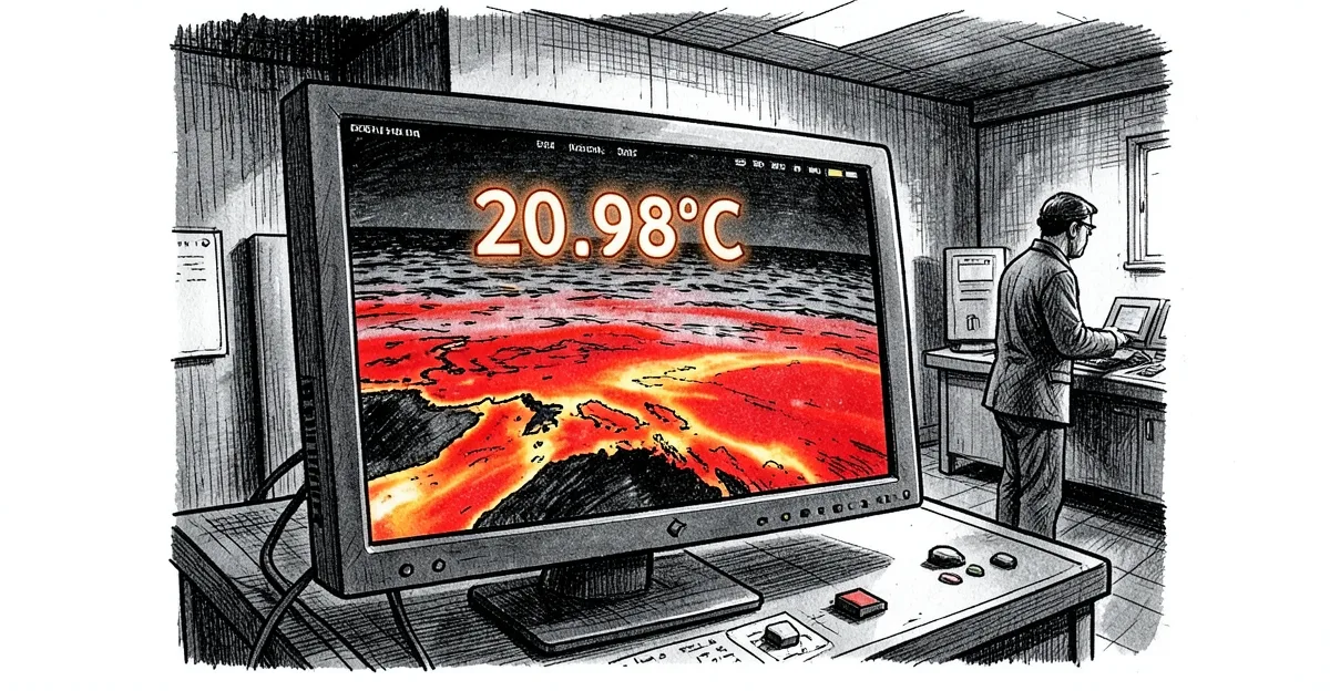 歐盟哥白尼中心資料顯示 2026 年 6 月海面均溫達 20.98°C 再破紀錄