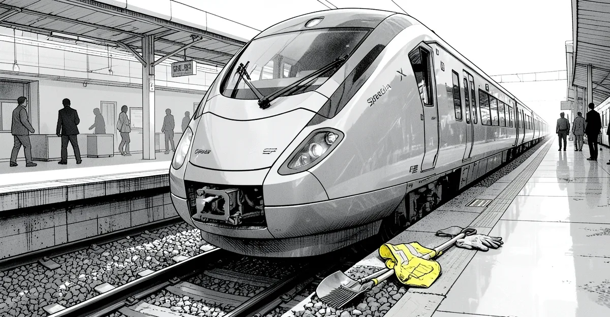 東武日光線特急列車撞工人 栃木 4 名除草員身亡