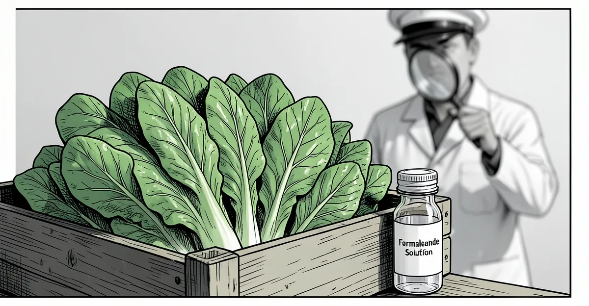 南韓加強檢驗中國白菜綠菜 甲醛保鮮致癌引關注