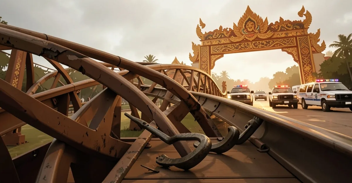 Sunway Lagoon 雲霄飛車事故致 10 傷 雪蘭莪警方聯合技術單位調查