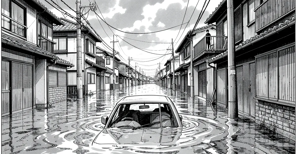 日本氣象廳發布福井縣 3 市大雨最高警戒 線狀降水帶致災恐已發生