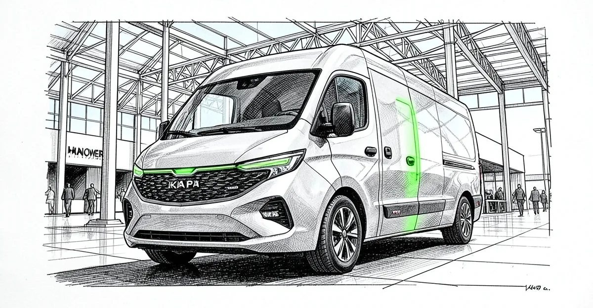 起亞在德國漢諾威首度公開電動化大型商用車 PV7