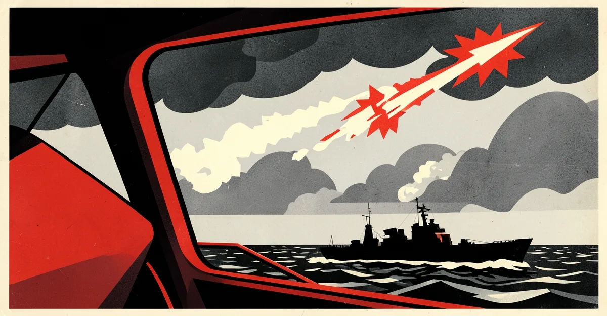 俄羅斯護衛艦於日德蘭外海向丹麥直升機發射照明彈