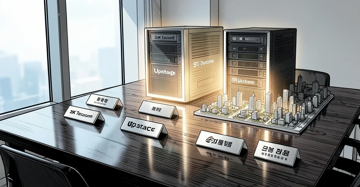 南韓 SK 電信與 업스테이지 攜手成立自主 AI 資安聯盟