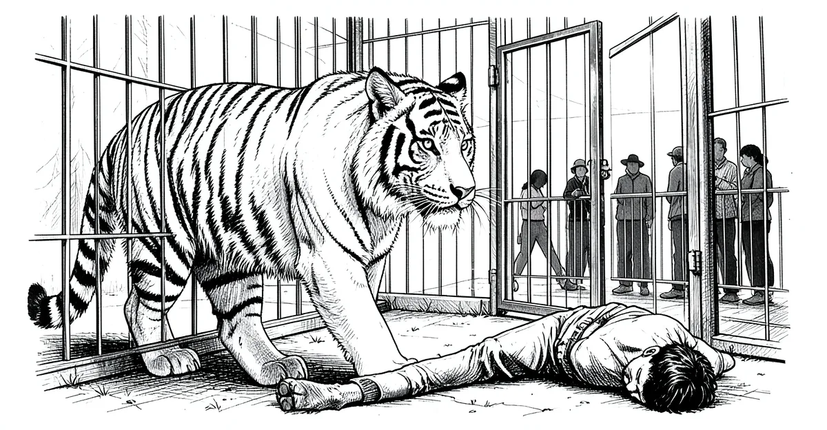 英格蘭野生動物園男子爬入老虎圍欄遭咬死